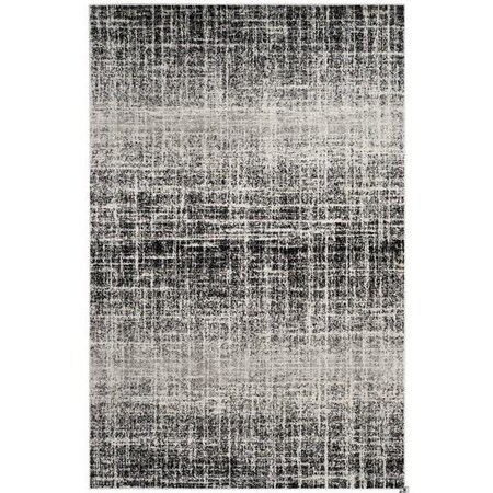Safavieh 8 x 10 ft. Large Rectangle Adirondack Power Loomed RugIvory & Black ADR116B-8